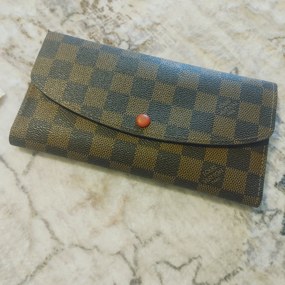 Checkered Brown and Black Women's Clutch